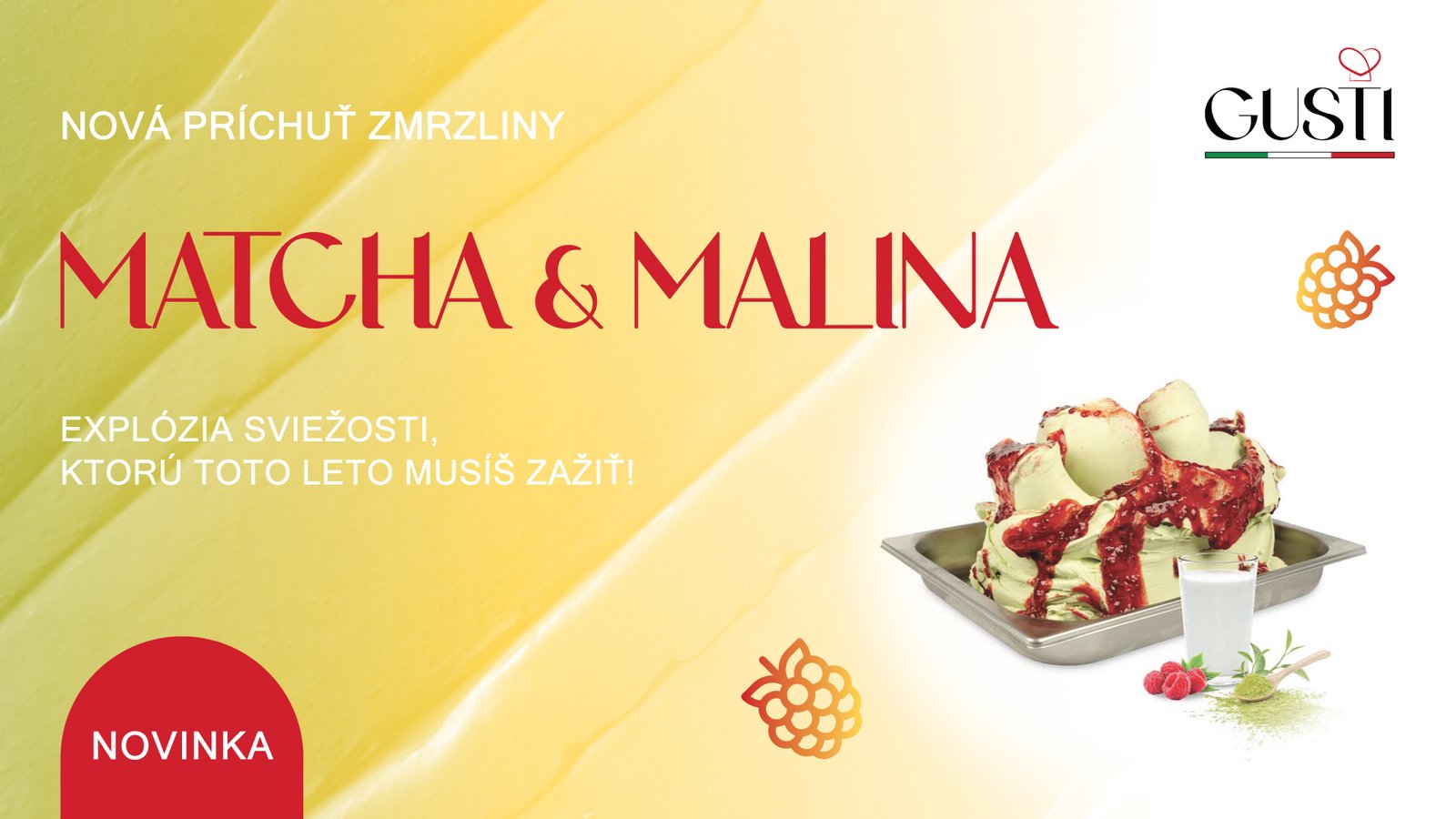 Matcha & Malina, nová príchuť zmrzliny