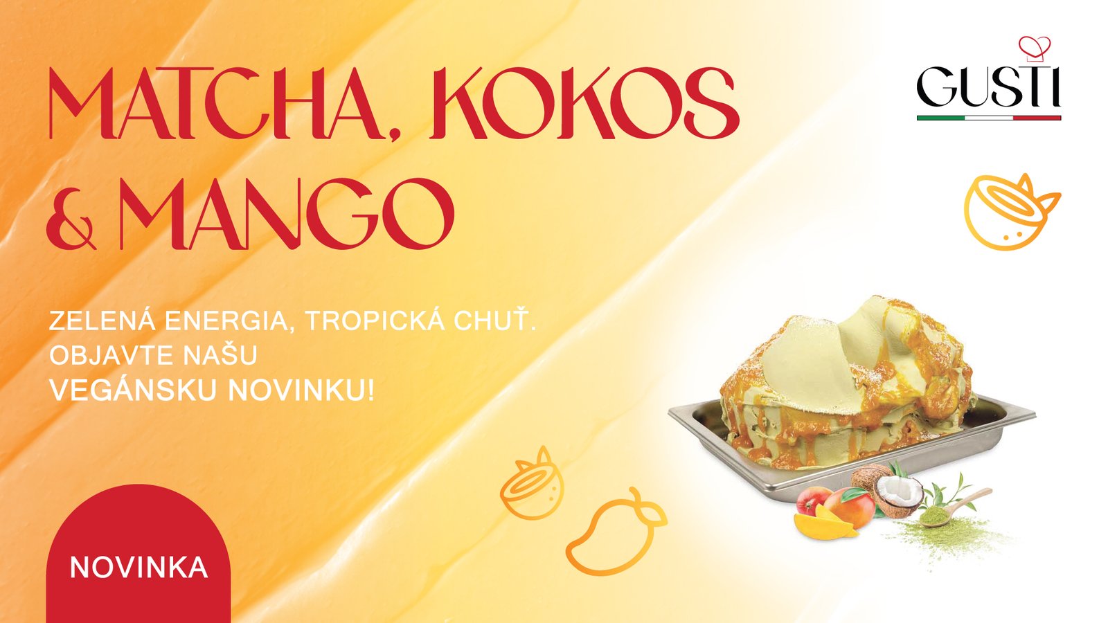 Matcha, Kokos & Mango, vegánska novinka